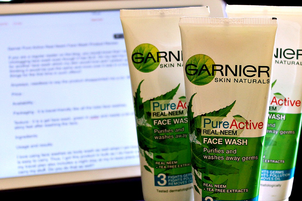 Garnier Pure Active Real Neem Face Wash Product Review