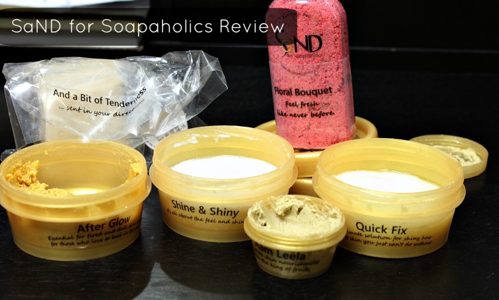 Sand for soapaholic product reviews, SaND for Soapaholics