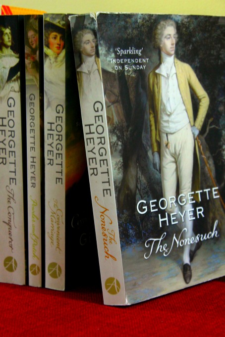 georgette heyer books, these old shades, devil's cub, the nonesuch, sylvester, frederics, grand sophy