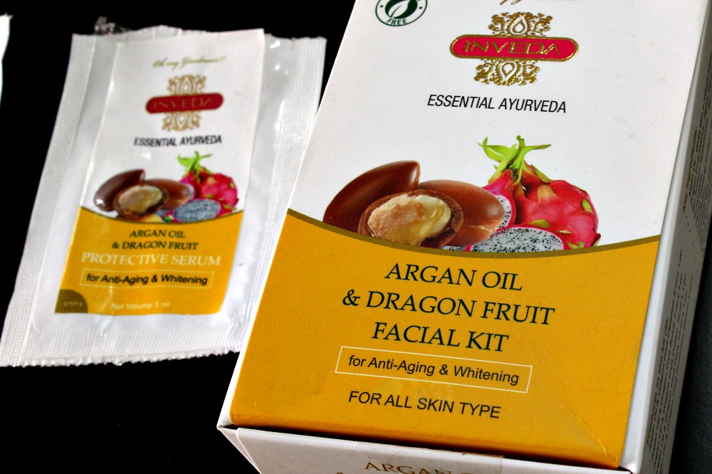 Inveda Argan Oil & Dragon Fruit Facial Kit product review