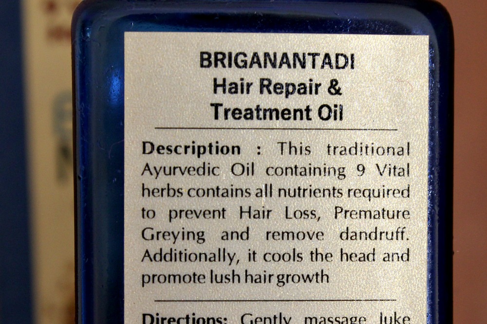 Blue Nectar Briganantadi Hair Repair & Treatment Oil Product Review